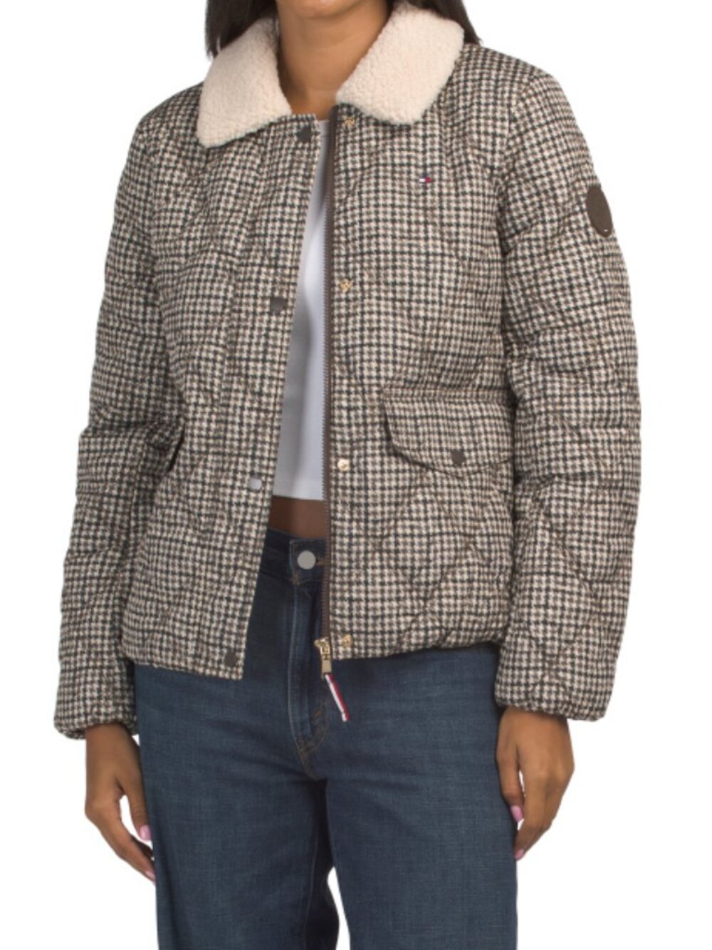 TOMMY HILFIGER Quilted Checked Jacket